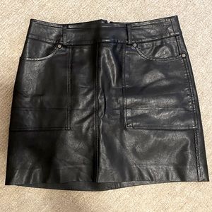 Leather skirt